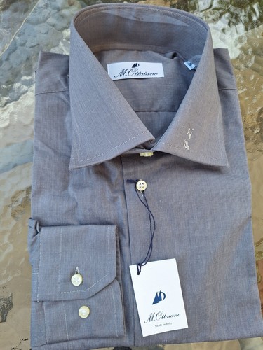 Camicia uomo grigia nuova - camicia,