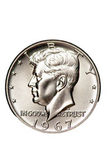 mezzo dollaro Kennedy 11967