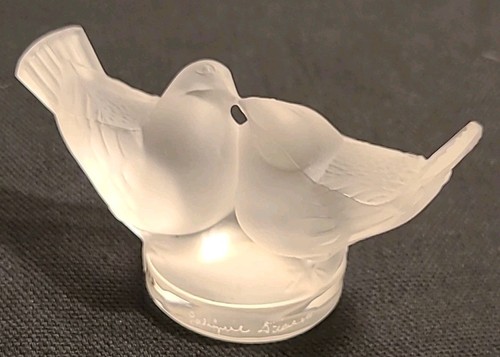 Lalique france two lovebirds - two,