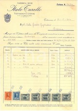 1950 TALMASSONS (UD) Italo TURELLO Fabbrica sedie - Fattura intestata