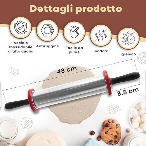 Mattarello acciaio inox per - inox,