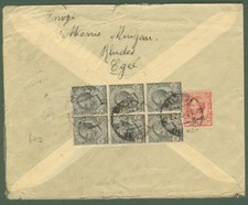 EGEO. Lettera da Rodi per gli Stati Uniti del 22.8.1924.