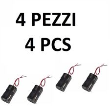 PORTA BATTERIE PILE CONTENITORE 4 STILO AA SCATOLA CASE BOX 4PZ