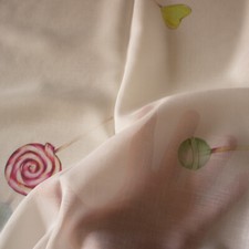 Tenda Tessuto Al Metro Bianco