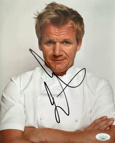 Foto firmata gordon ramsay - firmata,