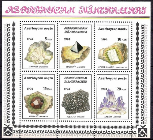 Azerbaigian 1994 minerali - azerbaigian,