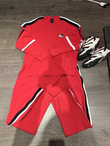 Armani exchange set felpa con - set,
