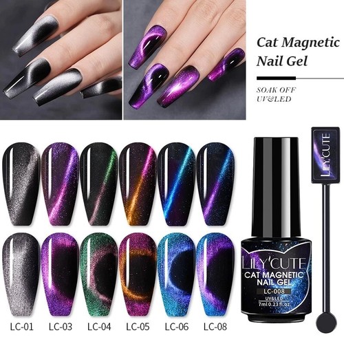 Set smalto gel magnetico gatto - smalto,