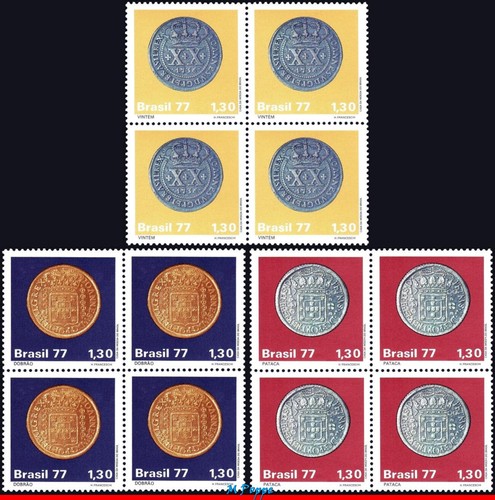 1523 brasile 1977 - 1977, monete