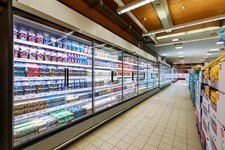 banchi frigo per supermercato aht come nuovi, usati pochissimo