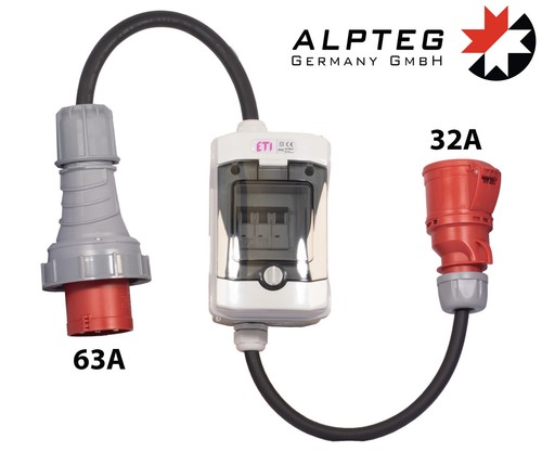 Adattatore poli spina cee - 5,