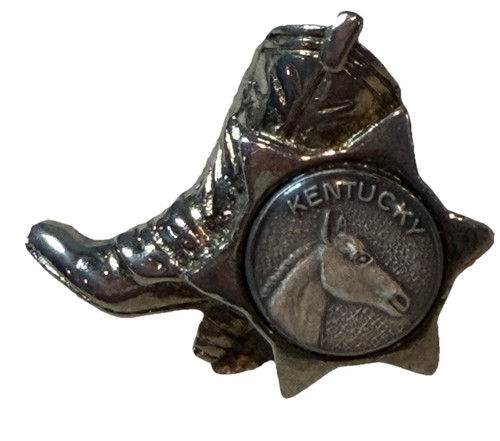 Spilla western vintage stivali