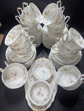 Haviland & Co Limoges France Rose Rosa Set imparziale di 63 pezzi