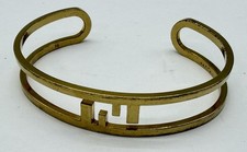 Bracciale FENDI tono oro logo