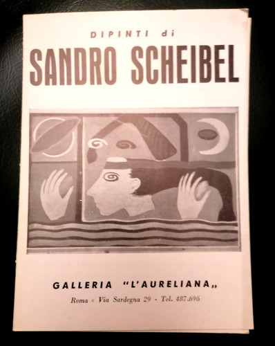 1955 invito mostra - 1955, sandro