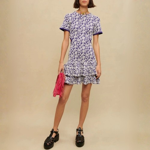 Maje floral mini - floral, with
