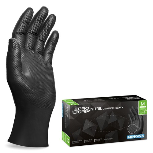 50x progrip guanti nitrile - 50x,