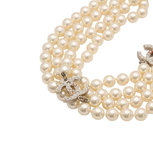 Collana lunga perle chanel - collana,