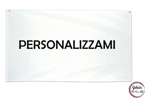Bandiera bianca personalizzata - bandiera,