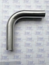 Curva 90 gradi acciaio inox 304 diametro 63.5 mm 300 x 300 mm scarico a saldare