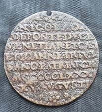 Antica medaglia 1581 - medaglia,