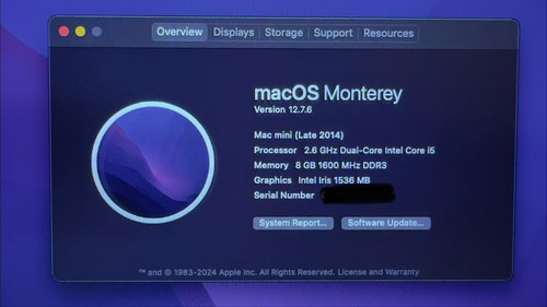 Apple mac mini fine 2014 - mini, a1347