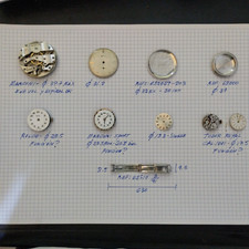 ROLEX-MARCONI-ROLCO-TUDOR. LOT 1-Oyster,Datejust,Cellini,dials,crowns,Movs, etc