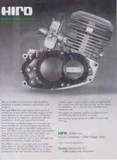 depliant,brochure MOTORE HIRO