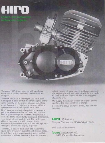 Depliant brochure motore hiro - motore,