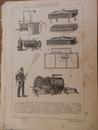 Antica stampa incorniciare - antica, da
