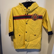 Impermeabile pompiere giallo
