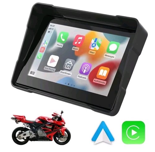 Gps moto ipx6 carplay - moto, 5"