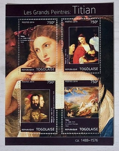 Togo 2014 foglio francobolli - togo,