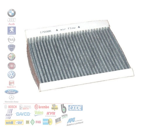 Filtro abitacolo carboni - abitacolo,
