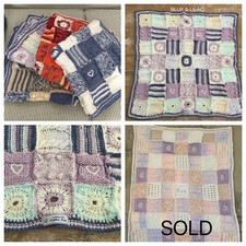 Coperta neonato lavorata a