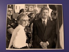 Charles Bronson and Jill Ireland, rare promotional press photo from 1990