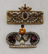 LOTTO DI 2 SPILLE VINTAGE Bigiotteria