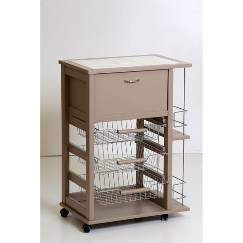 Carrello portafrutta portapane