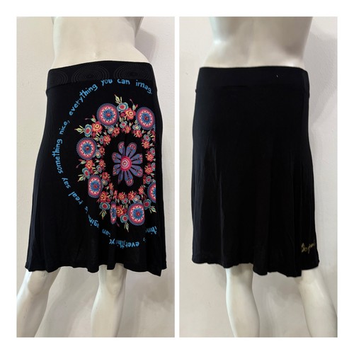 Desigual gonna minigonna nera - desigual,