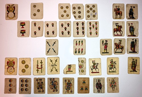 Vecchie figurine mini carte - mini, da