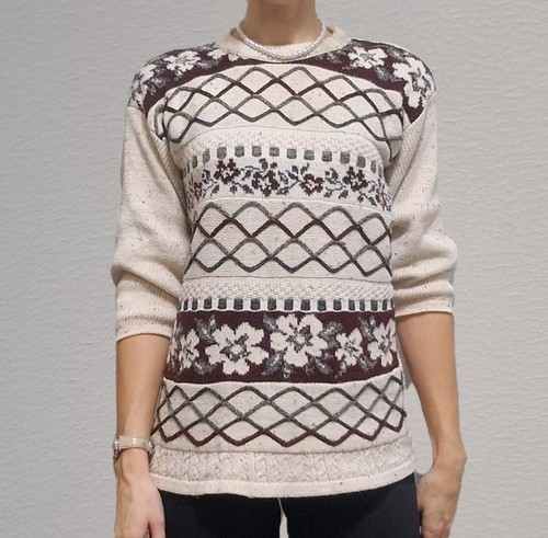 Maglione vintage fibre miste