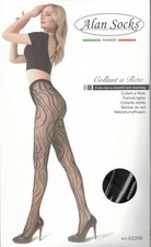 Collant a Rete Nero Con