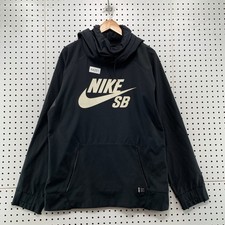 Felpa con cappuccio Nike SB Enigma uomo grande nera skateboard collo cappuccio