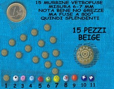 15 murrine di murano cotte