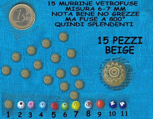 Murrine murano cotte - 15,