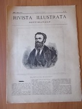 RIVISTA ILLUSTRATA SETTIMANALE 3/1885 Gustavo Bianchi, Carnevale, Andalusia