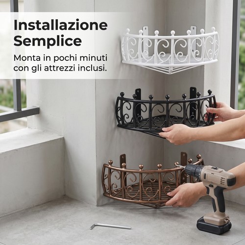 Mensola angolare parete per - mensola, da