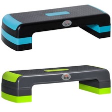 HOMCOM Step per Aerobica Regolabile su 3 Altezze in Plastica