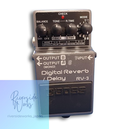 Pedale effetti boss - pedale, rv-3