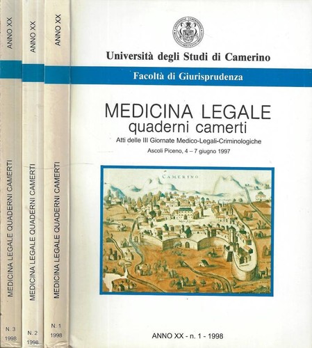 Medicina legale anno 1 - anno,